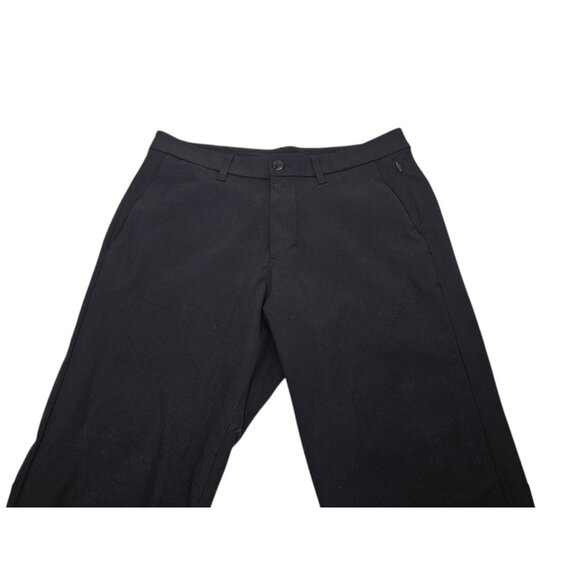 Lululemon Commission Pants Black Men's 31x29 Slim Stretch Chino City - Picture 2 of 10